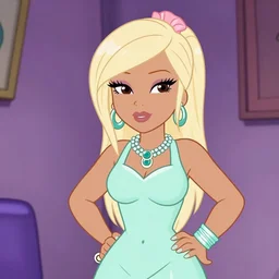 a cartoon still of nicki minaj drawn by butch hartman