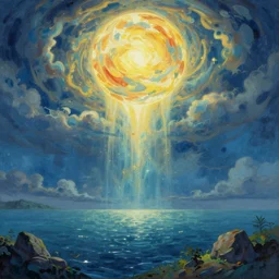 in biblical cosmology the firmament is the vast solid dome created by god during his creation of the world to divide the primal sea into upper and lower portions so that the dry land could appear 8 k