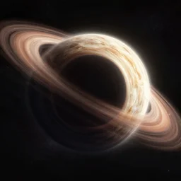 an artist's rendering of a giant black hole in the solar system, concept art by mike winkelmann, cgsociety, space art, sci - fi, redshift, concept art