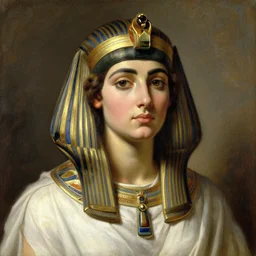 portrait of the cleopatra, realism by ilya repin