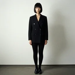 motoko kusanagi, a full body portrait by robert Doisneau