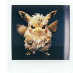 polaroid photo:: a creepy fluffy pokemon, studio lighting:: by beeple and James Gilleard and Justin Gerard :: ornate, dynamic, particulate, intricate, elegant, highly detailed, centered, smooth, sharp focus