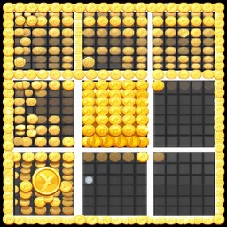 [ gold coins ] [ padding ] [ spritesheet ] [ 3 x 3 ]