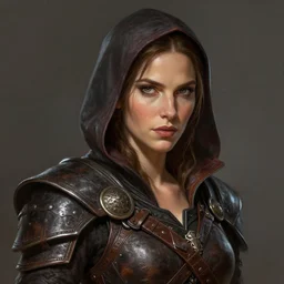 detail portrait kate beckinsale as dnd thief, weared in leather armor, highly detailed, d & d, fantasy, highly detailed, digital painting, trending on artstation, concept art, sharp focus, illustration, art by ilya kuvshinov