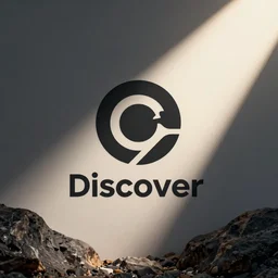 discover product logo modern art