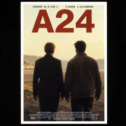 A24 film cinematic movie poster for critically acclaimed