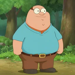 peter griffin in spirited away, screenshot