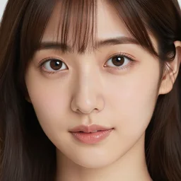 Worksafe. 2000s, 8K HD professional studio photo very close-up face of a young beautiful gorgeous cute Japanese actress supermodel J-Pop idol girl posing at white marble room, wearing bikini bra. At Behance and Instagram, taken with polaroid kodak portra. Photoshop, Adobe Lightroom, After Effects