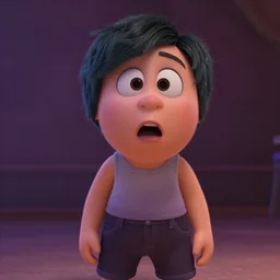 a film still of a 3D animated Pixar or Dreamworks style movie, medium shot, character reaction, Pixar and Disney animation, sharp, Rendered in Unreal Engine 5, by Greg Rutkowski, Bloom, dramatic lighting, acting, film still