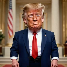 stallone as donald trump caricature