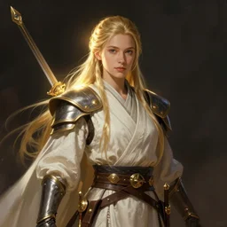 concept art of a brave Jedi knight, fantasy art