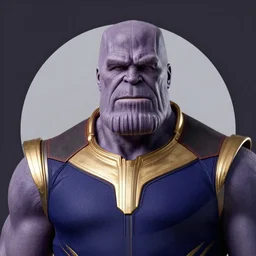 Wholesome Thanos posing from LinkedIn profile picture, professional headshot