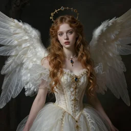 gothic princess angel girl. by hans zatzka, by paul lehr