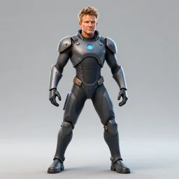 gordon ramsay wearing a futuristic outfit in an a - pose, a 3 d render by a senior character artist, trending on artstation, realism, rendered in keyshot, sculpted in zbrush, textured in mudbox, hard surface modeling, physically based rendering