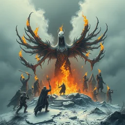 hail the apocalypse all fleash will equaly burn