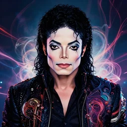 portrait of michael jackson 2 0 0 9 album cover, fantasy, rule of thirds, intricate, neon highlights, octane render, detailed, beautiful, unreal engine, symmetrical!!, loreal, maybelline, sephora, loreal, artstation, art by karol bak, art by artgerm, rossdraws, cinematic, concept art, filmic, vsco
