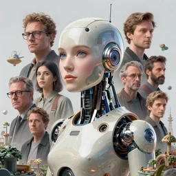 highly detailed surreal vfx portrait of a robot android, ex machina, stephen bliss, unreal engine, greg rutkowski, loish, rhads, beeple, makoto shinkai and lois van baarle, ilya kuvshinov, rossdraws, tom bagshaw, global illumination, detailed and intricate environment
