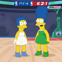 boston celtics marge simpson in nba 2 k 2 1, ps 4, gameplay