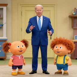 joe biden in the style of nickelodeon ’ s rugrats