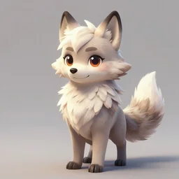 portrait character design a cute feathered wolf girl, style of maple story and zootopia, portrait studio lighting by jessica rossier and brian froud and gaston bussiere