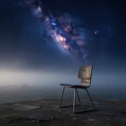 abandoned by arne jacobsen, at dawn fog cgsociety retro studio ghibli nightsky cosmic uv light, archdaily, wallpaper, highly detailed, trending on artstation.