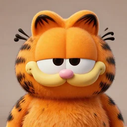 bald garfield in real life, garfield is bald, garfield receding hairline, photo
