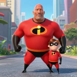 Syndrome from the Incredibles, played by Dwayne Johnson
