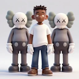 3 d full body character of tyler the creator, trending on artstation, digital painting, pixar, kaws, 8 k, hd, dof, volumetric lighting, subsurface scattering, octane render,