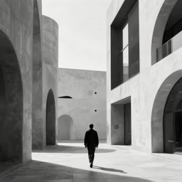 of a highly insane details of a photo of abstract art of architecture mixing between real and fake worlds, black and white color, walking towards planet earth in background, machine gears, art nouveau futuristic background, heavily detailed, intricate artwork by tooth wu, high contrast, depth of field, aperture, 8 0 k,