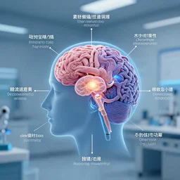 a scientist mapping out human consciousness into its constituent mental organs