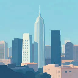 Simple City, digital art