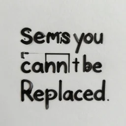 seems you cannot be replaced