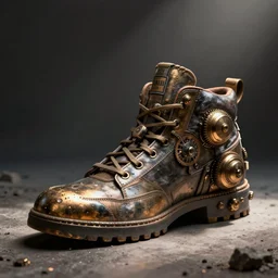sneaker concept art, steampunk, sharp focus, illustration, concept art by tooth wu