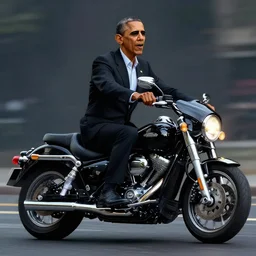 Barack Obama as ghost rider 4K detail