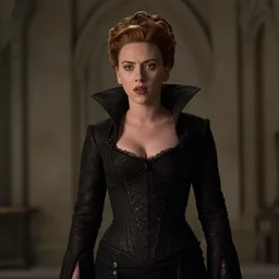 film still Scarlet Johansson as Bellatrix Lestrange in Harry Potter movie