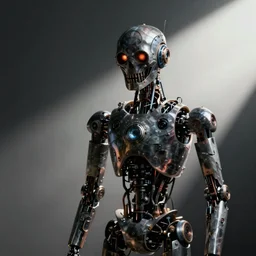 scary robot made by a crazy engineer