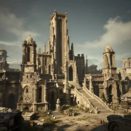 ancient city of ash, gothic 8 k octane render, proportional, realistic, stunning