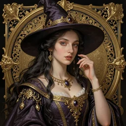 An extremely beautiful pre-raphaelite intricate ultradetailed ornate portrait of a very beautiful elegant witch, regal, digital art painting, smooth, sharp focus, magazine art cover illustration, award winning picture, extremely detailed masterpiece, sense of awe, featured on Artstation, Artgerm, ethereal bubbles, Aetherpunk, atmospheric lightning, backlit, concept art, Exquisite matte painting, floral details, 8K detail post-processing
