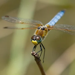 dragonfly with a human face
