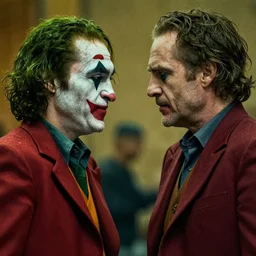 bob odenkirk as the joker in batman, side profile, saul goodman, breaking bad, batman