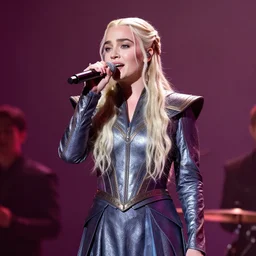 daenerys targaryen on stage singing kpop music