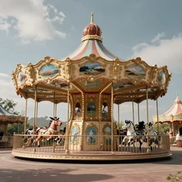 merry go round by disney concept artists, blunt borders, rule of thirds