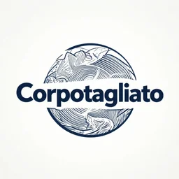 a corporate logo of a company that says corpotagliato written in a topography of the 7 0 s