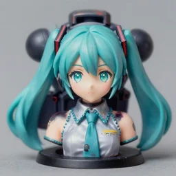A delicate,soft and highly detailed painting of a Warhammer 40K miniature of Hatsune Miku with sparkly anime eyes, chiaroscuro, masterpice painted by Claude monet, post-impressionism, thick impasto technique, paint-on-glass painting, pastel oil inks, very ethereal, vantablack chiaroscuro, paint-on-glass painting, oil inks, very ethereal, silver light, nacre colors