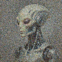 cinematic bust portrait of psychedelic robot from left, head and chest only, exotic alien features, robotic enhancements, desaturated, tim hildebrandt, wayne barlowe, bruce pennington, donato giancola, larry elmore, oil on canvas, masterpiece, trending on artstation, featured on pixiv, cinematic composition, dramatic pose, beautiful lighting, sharp, details, hyper - detailed, hd, hdr, 4 k, 8 k