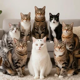 mafious cats on a reunion