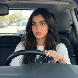 paparazzi photo of internet celebrity ayesha nicole smith driving in la