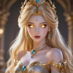 beautiful princess, glowing eyes, sexy ornate 4 k intricate detailed octane render