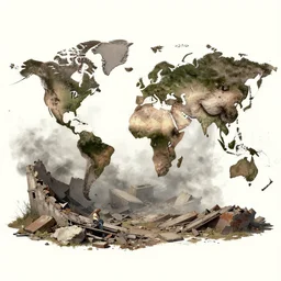 world in ruins concept art