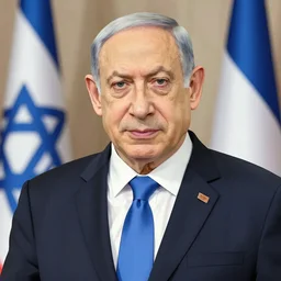 photo of Benjamin Netanyahu, anime style